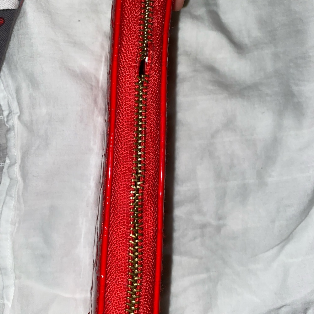 Red Bebe Wallet Ruby Red With Gold - image 3